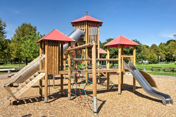 Playground Mulch Installation in Manchester