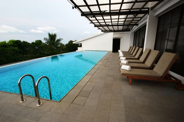 Pool Patio Landscaping in Manchester
