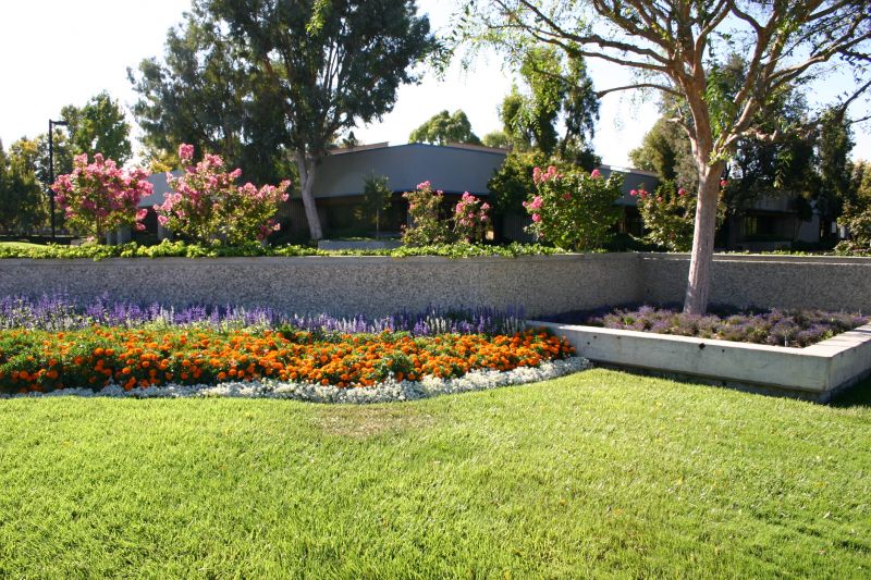Flower Bed Mulching